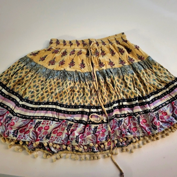Blue Rain Boho Skirt size M - Picture 5 of 5